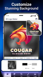 3D Logo Maker and Logo Creator screenshot