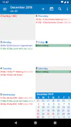 aCalendar+ Calendar & Tasks screenshot