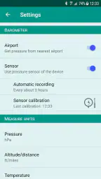 Accurate Barometer PRO screenshot