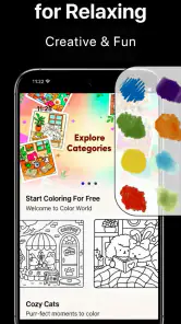 Adult Coloring Book - Bloom screenshot