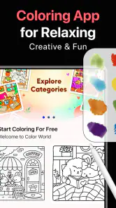 Adult Coloring Book - Bloom screenshot