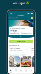Aer Lingus App screenshot