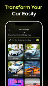 AI Car Designer Modify Style screenshot