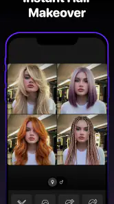 AI Hairstyle Try On & Color screenshot