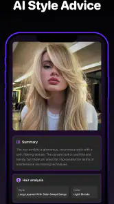 AI Hairstyle Try On & Color screenshot