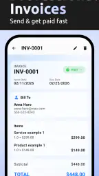 AI Invoice & Estimate Maker screenshot