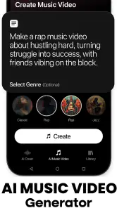 AI Music Video Maker - Rap AI screenshot