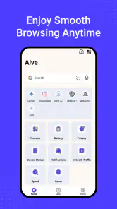 Aive Browser – Smart & Simple screenshot