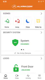Alarm.com screenshot