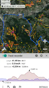 AlpineQuest Off-Road Explorer screenshot