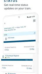 Amtrak screenshot