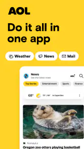 AOL: Email News Weather screenshot