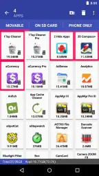 AppMgr Pro III (App 2 SD) screenshot