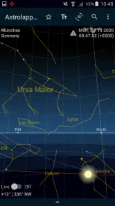 Astrolapp Live Sky Map screenshot