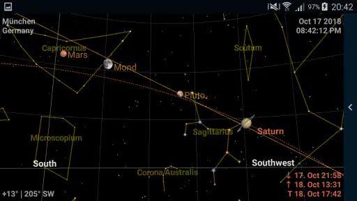 Astrolapp Live Sky Map screenshot