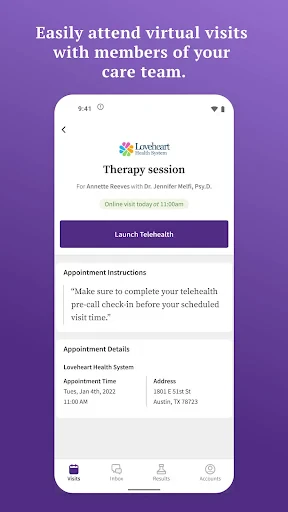 athenaPatient screenshot