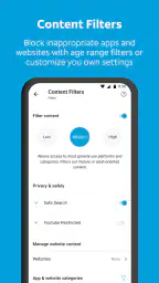 AT&T Secure Family® parent app screenshot