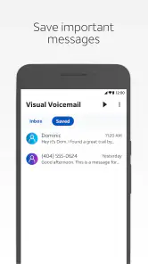 AT&T Visual Voicemail screenshot