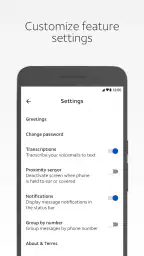 AT&T Visual Voicemail screenshot