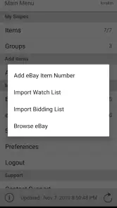 Auction Bid Sniper for eBay screenshot