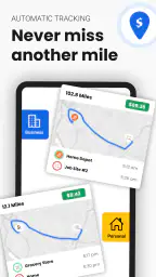 Automatic Mileage Tracker App screenshot