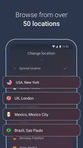 AVG Secure VPN Proxy & Privacy screenshot