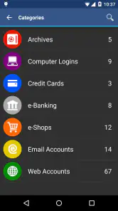 aWallet Cloud Password Manager screenshot