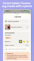Baby Food Tracker & BLW: Avo screenshot