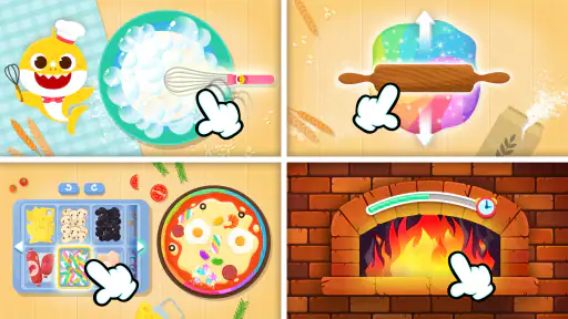Baby Shark Pizza Game for Kids screenshot
