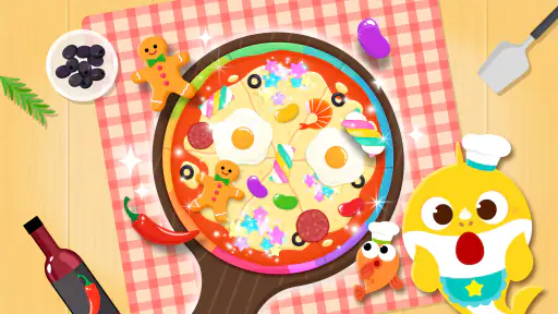 Baby Shark Pizza Game for Kids screenshot