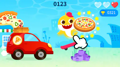 Baby Shark Pizza Game for Kids screenshot