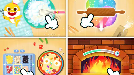 Baby Shark Pizza Game for Kids screenshot