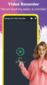 Background video recorder screenshot