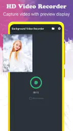 Background video recorder screenshot
