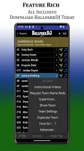 BallparkDJ Walkout Intros screenshot