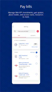 Bank of America Mobile Banking screenshot