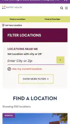 Baptist Health MyHealth screenshot