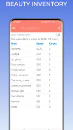 BeautiStics: Makeup Organizer screenshot