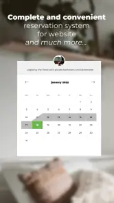 BedBooking Booking Calendar screenshot