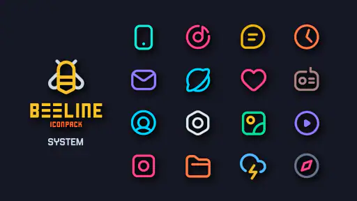 BeeLine Icon Pack screenshot