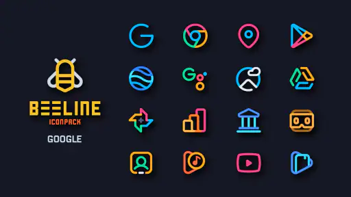 BeeLine Icon Pack screenshot