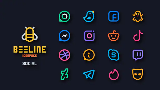 BeeLine Icon Pack screenshot