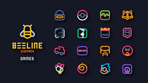 BeeLine Icon Pack screenshot