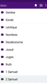 Bible en français courant screenshot