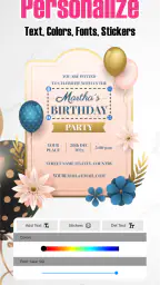 Birthday Invitation Card Maker screenshot