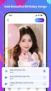 Birthday Video Maker With Song screenshot