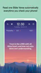 BitBible ENG -Lockscreen+Alarm screenshot