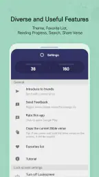 BitBible ENG -Lockscreen+Alarm screenshot