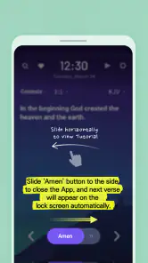 BitBible ENG -Lockscreen+Alarm screenshot