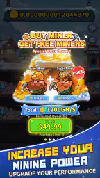 Bitcoin Miner -Frozen Treasure screenshot